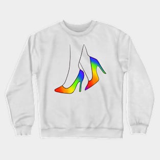 Rainbow Pumps Crewneck Sweatshirt